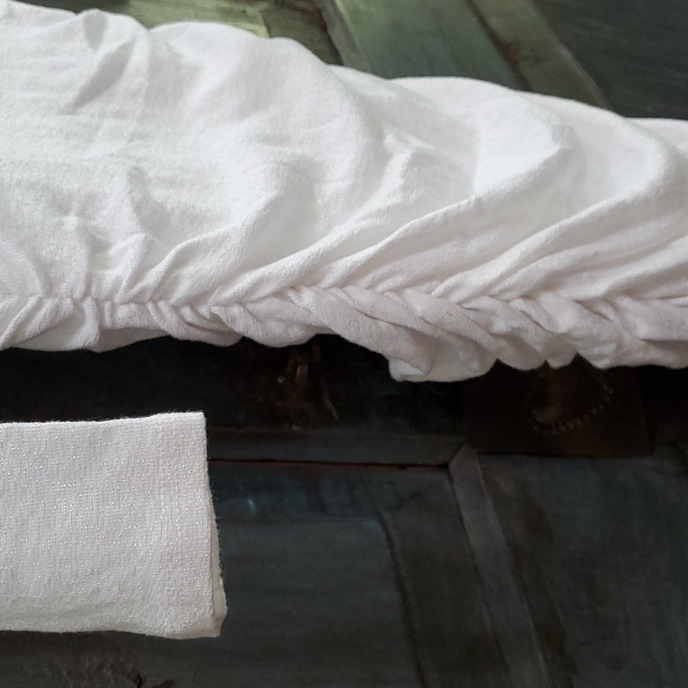 Michael Stars Ruched Bodycon Midi Dress in White, Size Small, NWOT - Picture 7 of 9